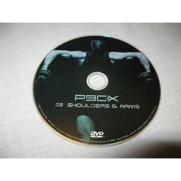 P90X Disc 03 Shoulders & Arms DVD REPLACEMENT DISC ONLY - Picture 1 of 2